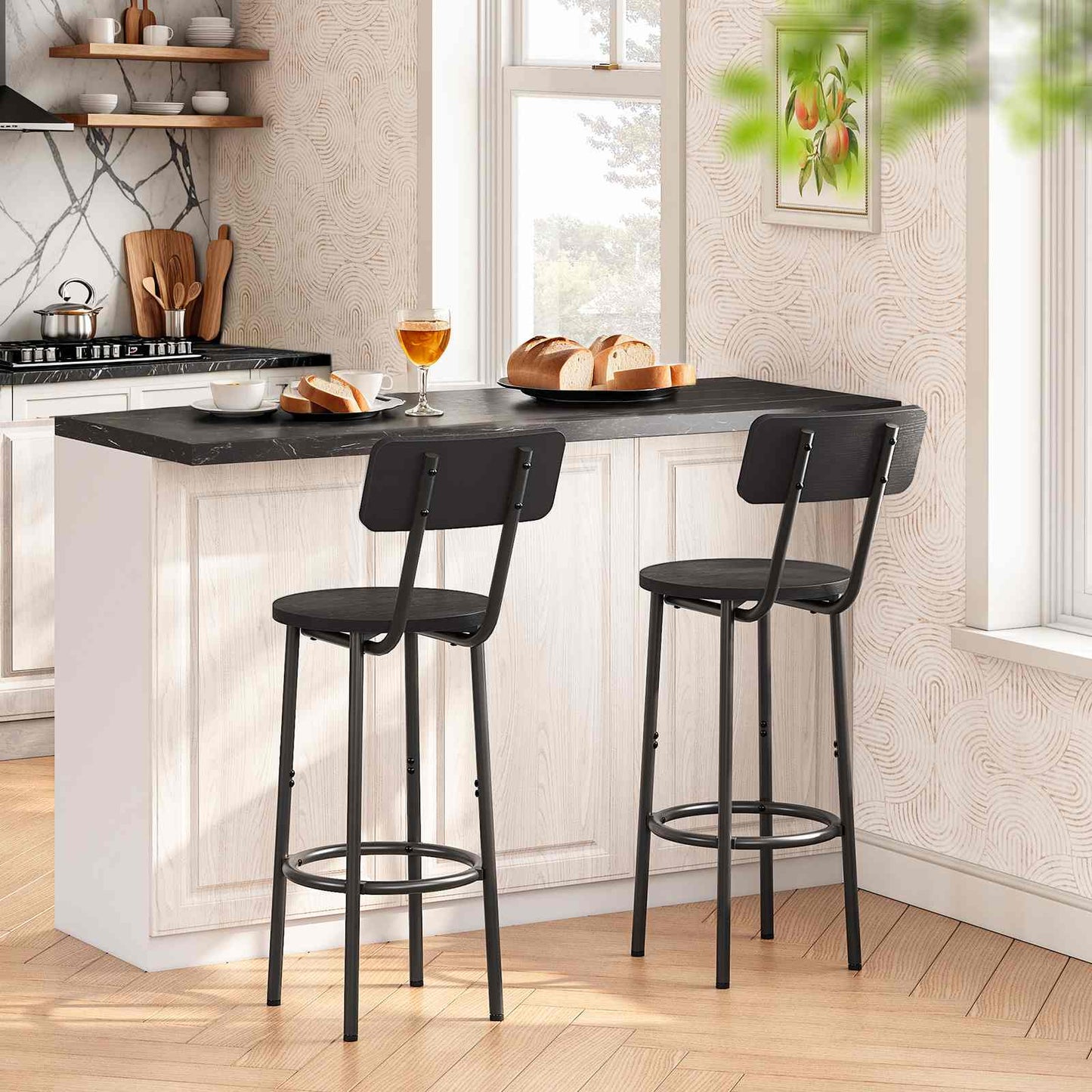 Bar Stools - Black