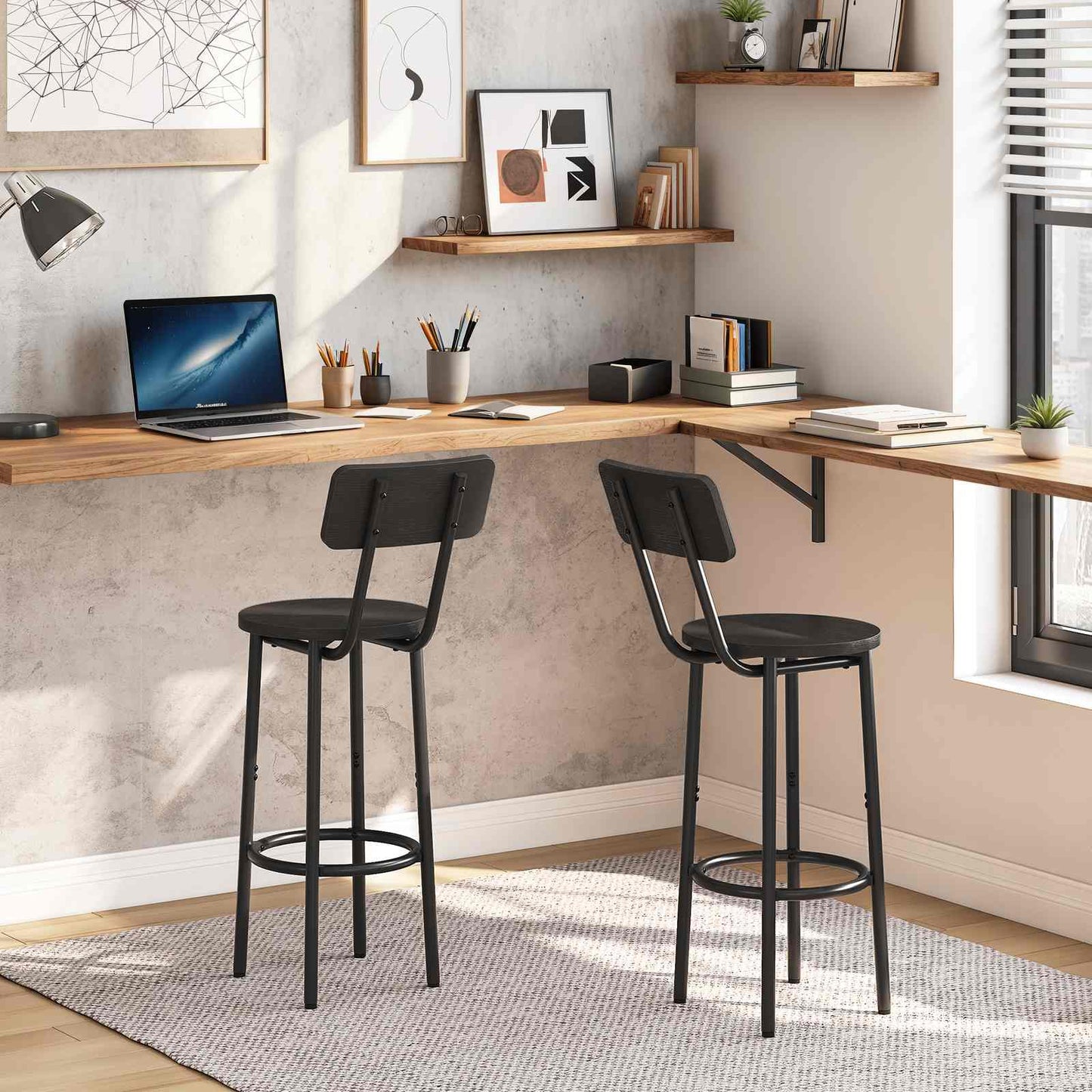 Bar Stools - Black