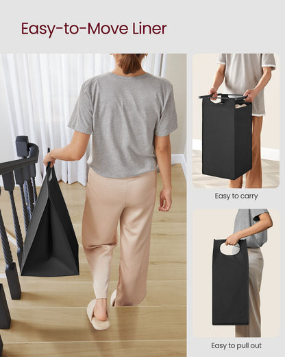 Laundry Hamper with 3 Pull-Out and Removable Bags, 3 x 10 Gallons (38L) - image 17