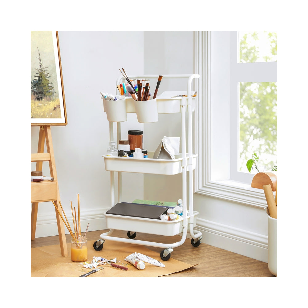 3-Tier Storage Trolley with Handle - image 4
