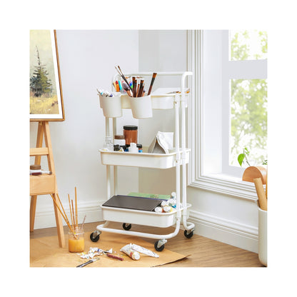 3-Tier Storage Trolley with Handle - image 4
