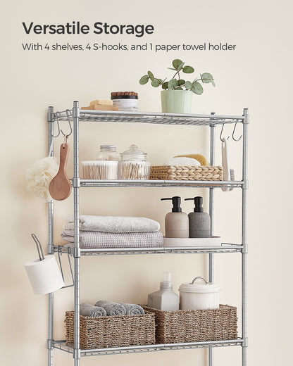 4 Tier Over The Toilet Storage - image 3
