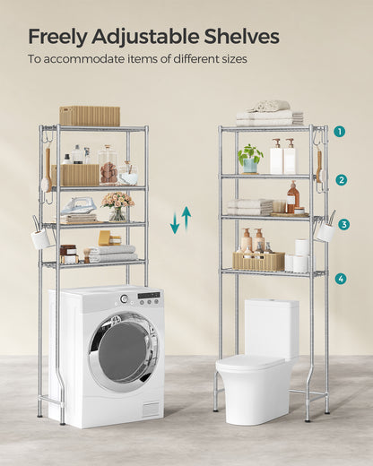 4 Tier Over The Toilet Storage - image 4