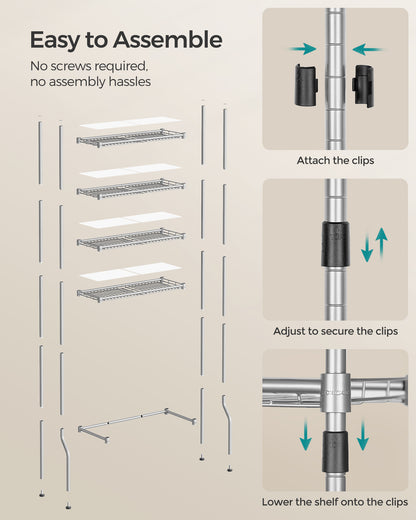 4 Tier Over The Toilet Storage - image 7