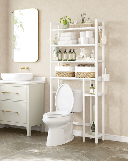 Over the Toilet Storage Shelf with Toilet Paper Holder