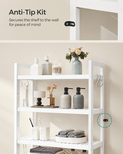 4-Tier Over-the-Toilet Storage Shelf