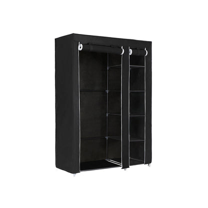 Black Folding Fabric Wardrobe - image 2