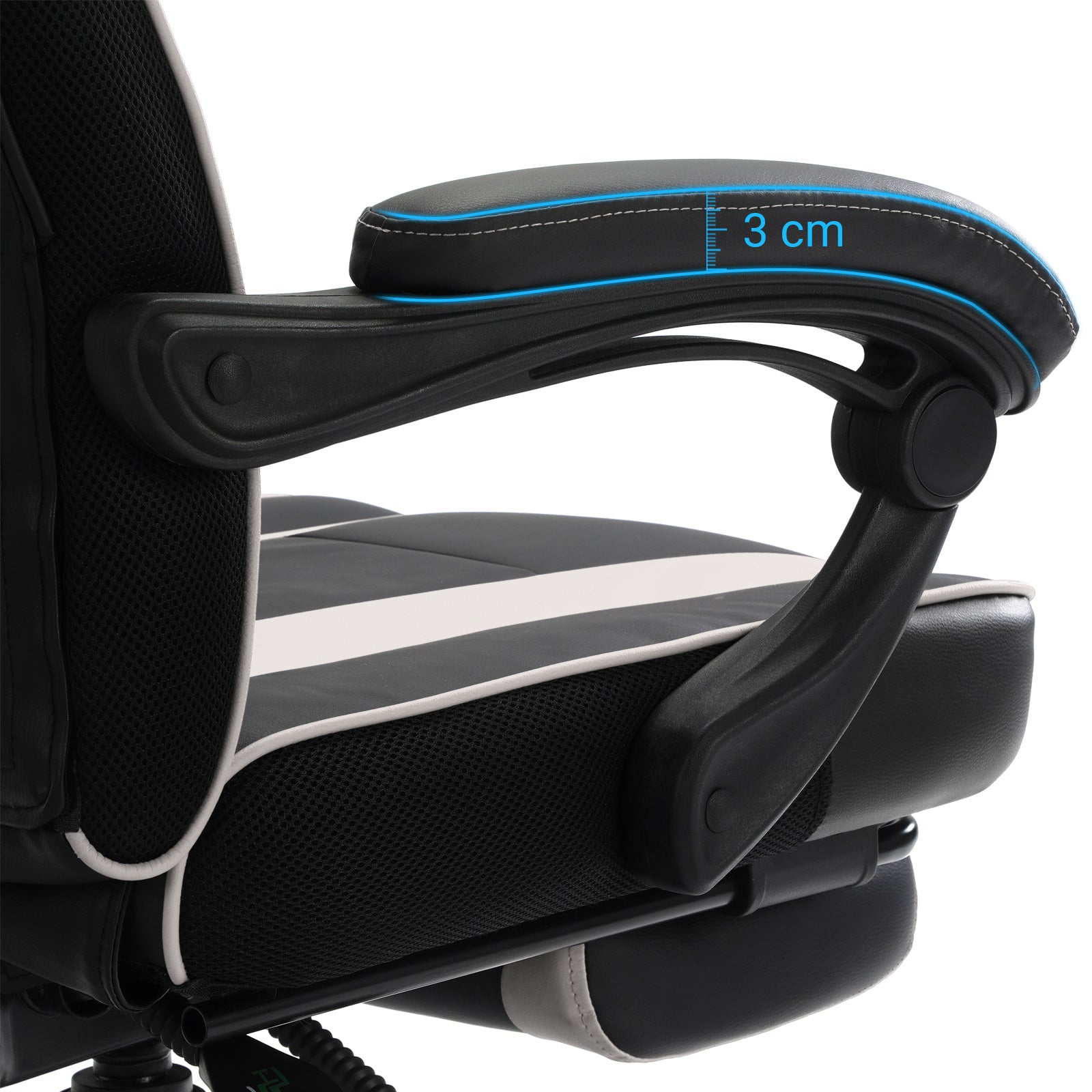 Black White Office Chair - image 5