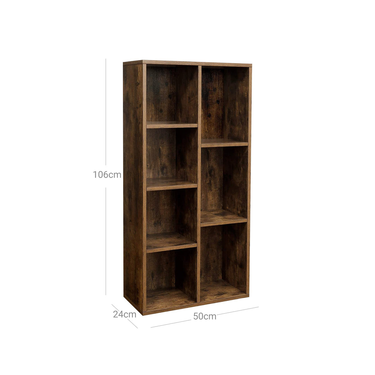 7 Compartment Bookcase