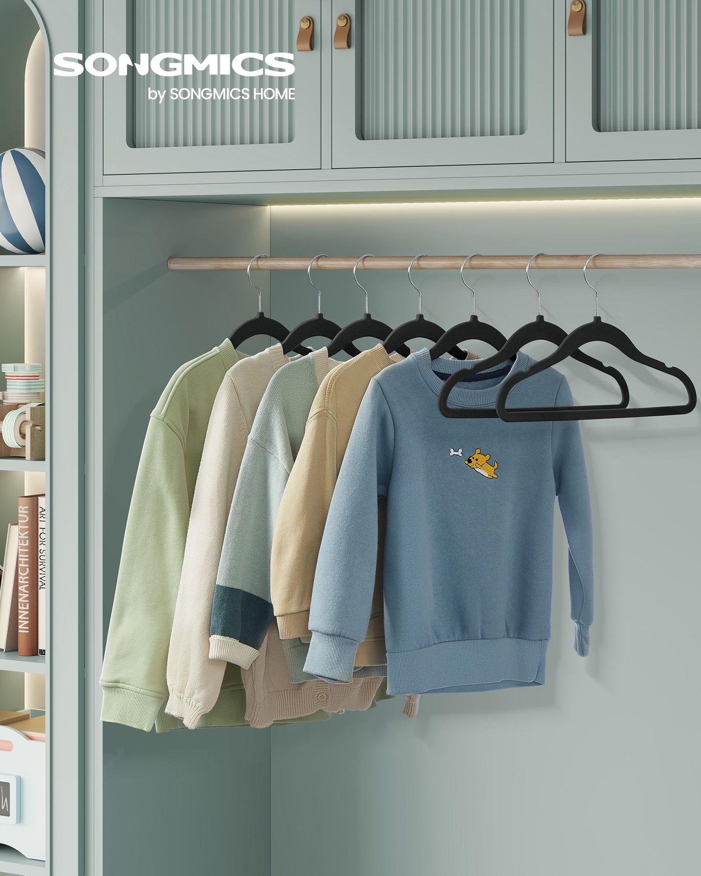 50 Pack Kids Hangers for Closet