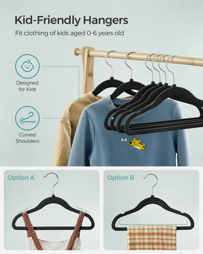 50 Pack Kids Hangers for Closet