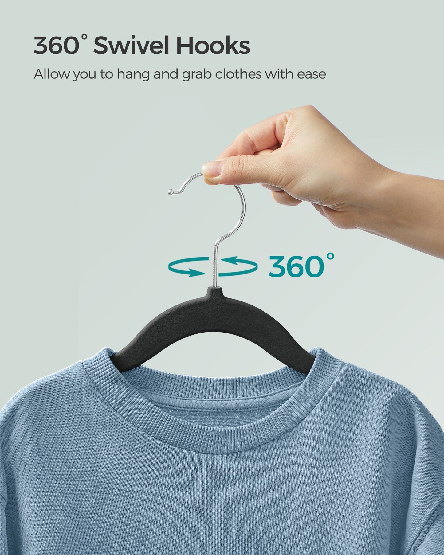 50 Pack Kids Hangers for Closet