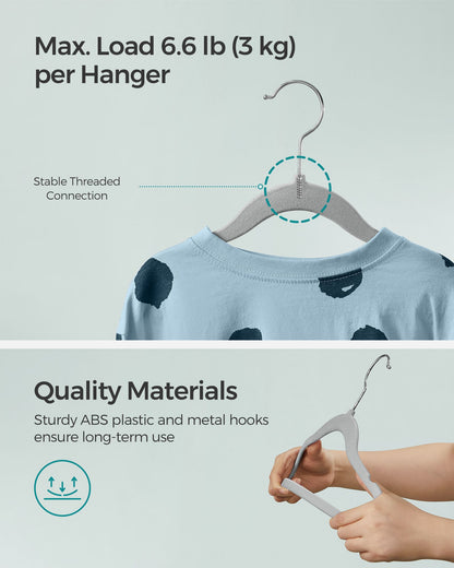 50 Pack Kids Hangers for Closet