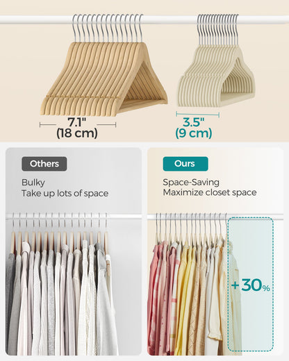 50 Pack Kids Hangers for Closet