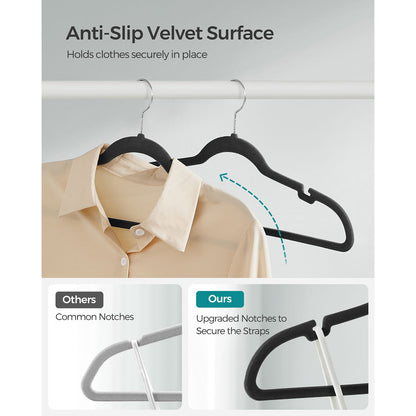 Velvet Hangers 50 Pack - HWLEXTRA 