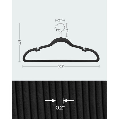 Velvet Hangers 50 Pack - HWLEXTRA 