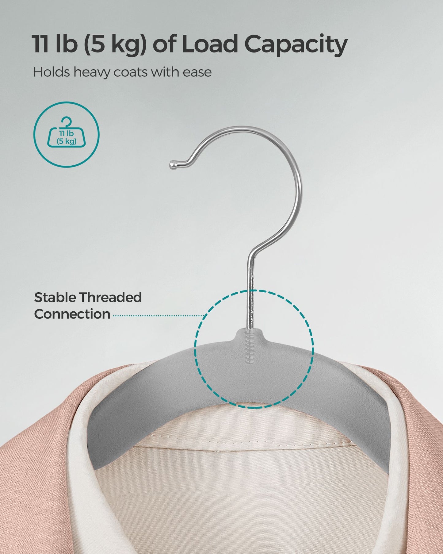 Velvet Hangers 50 Pack - HWLEXTRA 