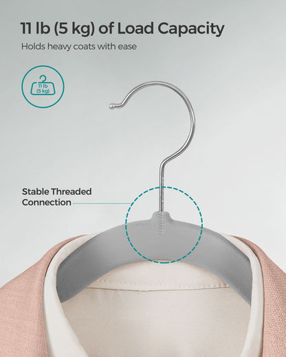 Velvet Hangers 50 Pack - HWLEXTRA 