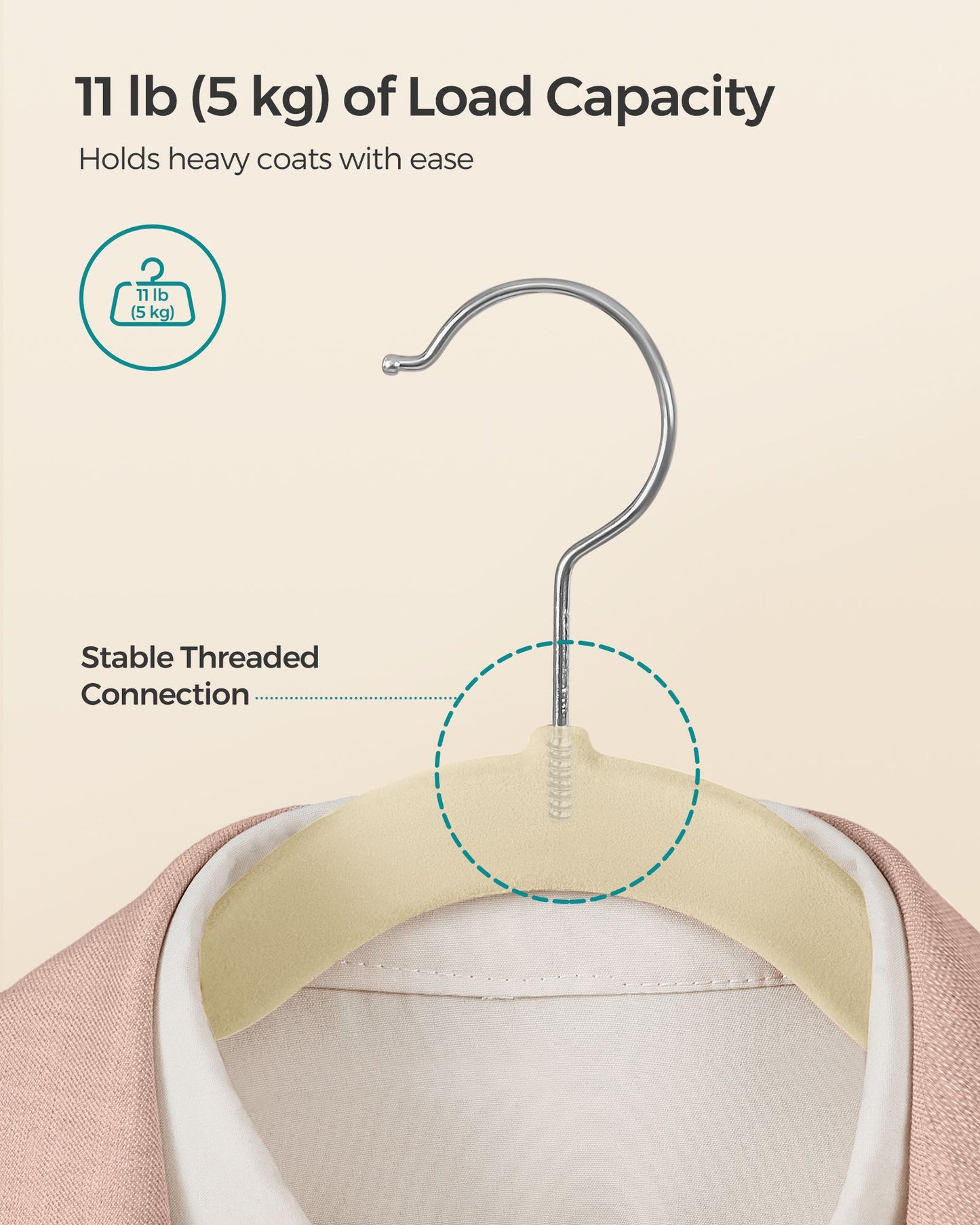 Velvet Hangers 50 Pack - HWLEXTRA 