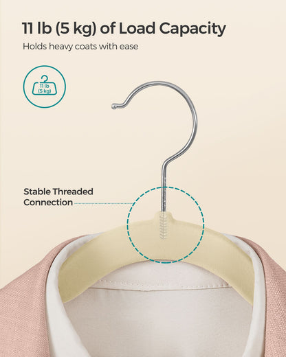 Velvet Hangers 50 Pack - HWLEXTRA 
