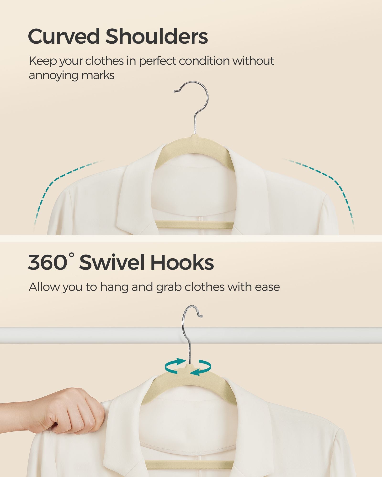 Velvet Hangers 50 Pack - HWLEXTRA 