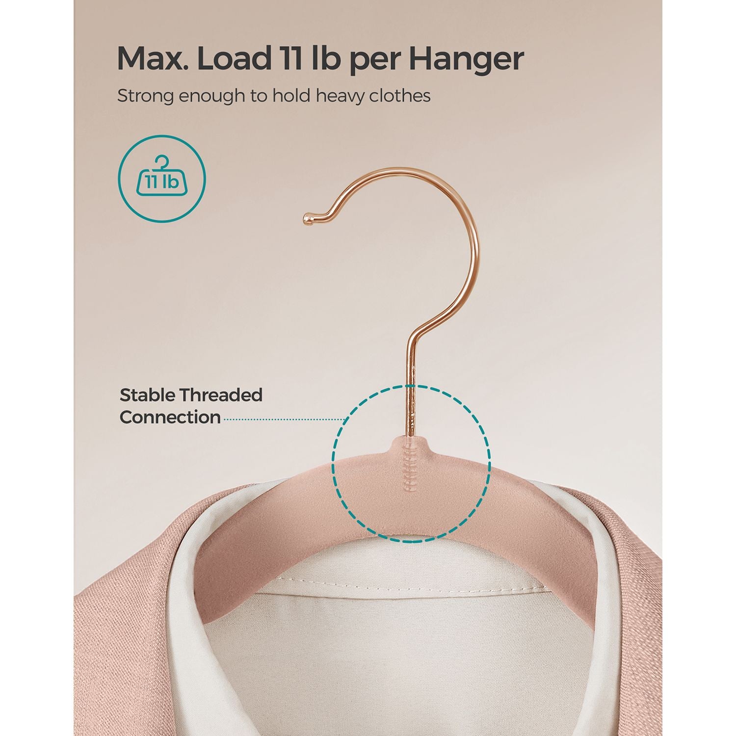 Velvet Hangers 50 Pack - HWLEXTRA 