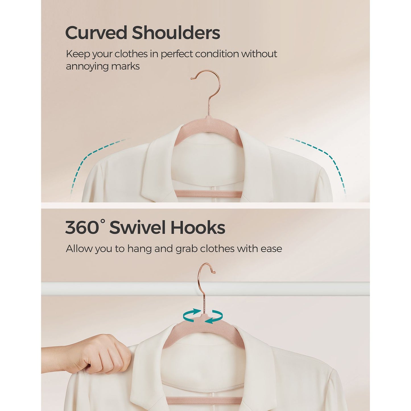 Velvet Hangers 50 Pack - HWLEXTRA 