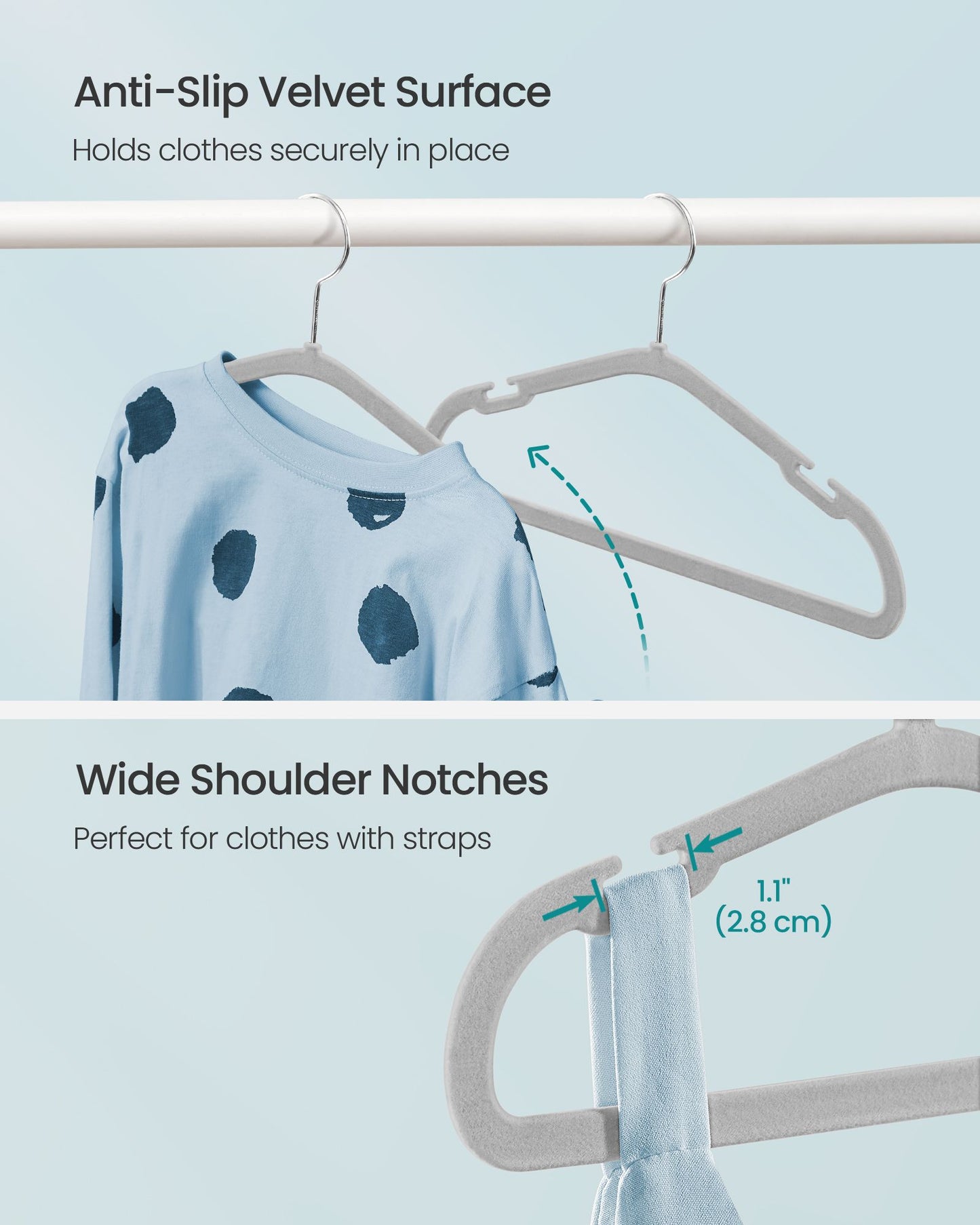 Kids Hangers 50 Pack