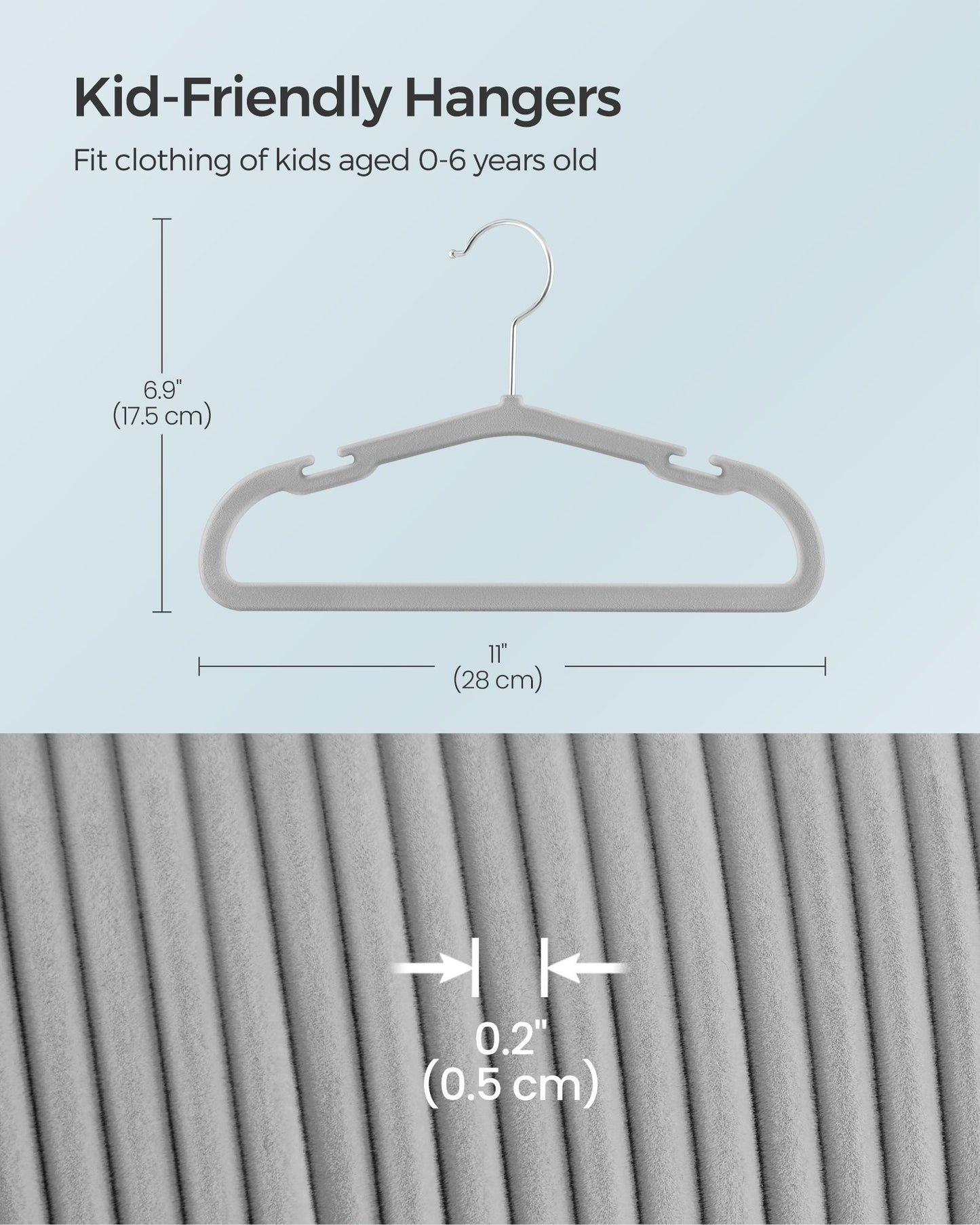 Kids Hangers 50 Pack