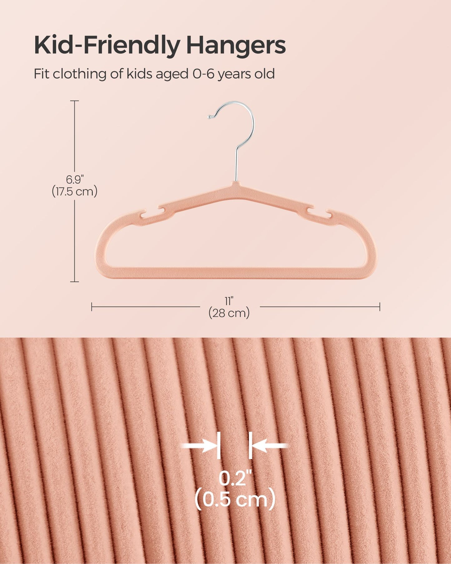 Kids Hangers 50 Pack
