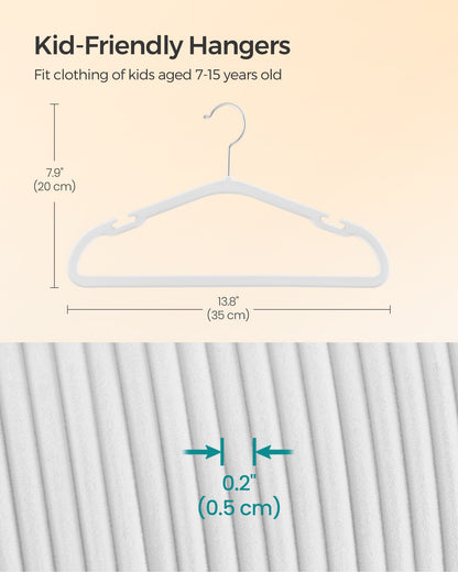 Kids Hangers 50 Pack