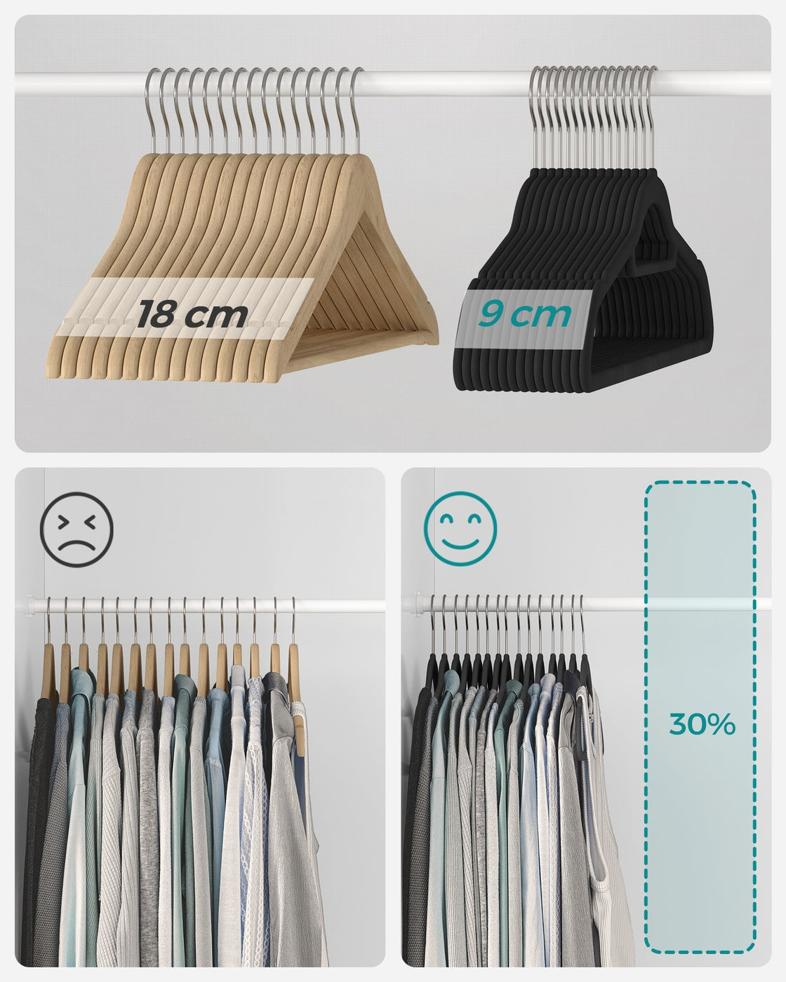 Ultra Thin Velvet Hangers - image 5