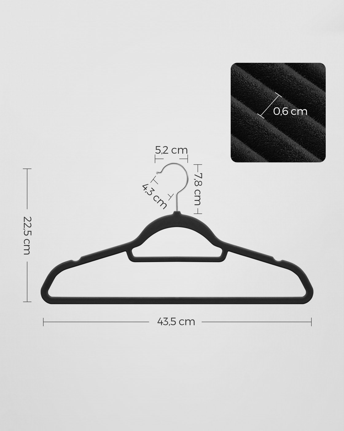 Ultra Thin Velvet Hangers - image 7