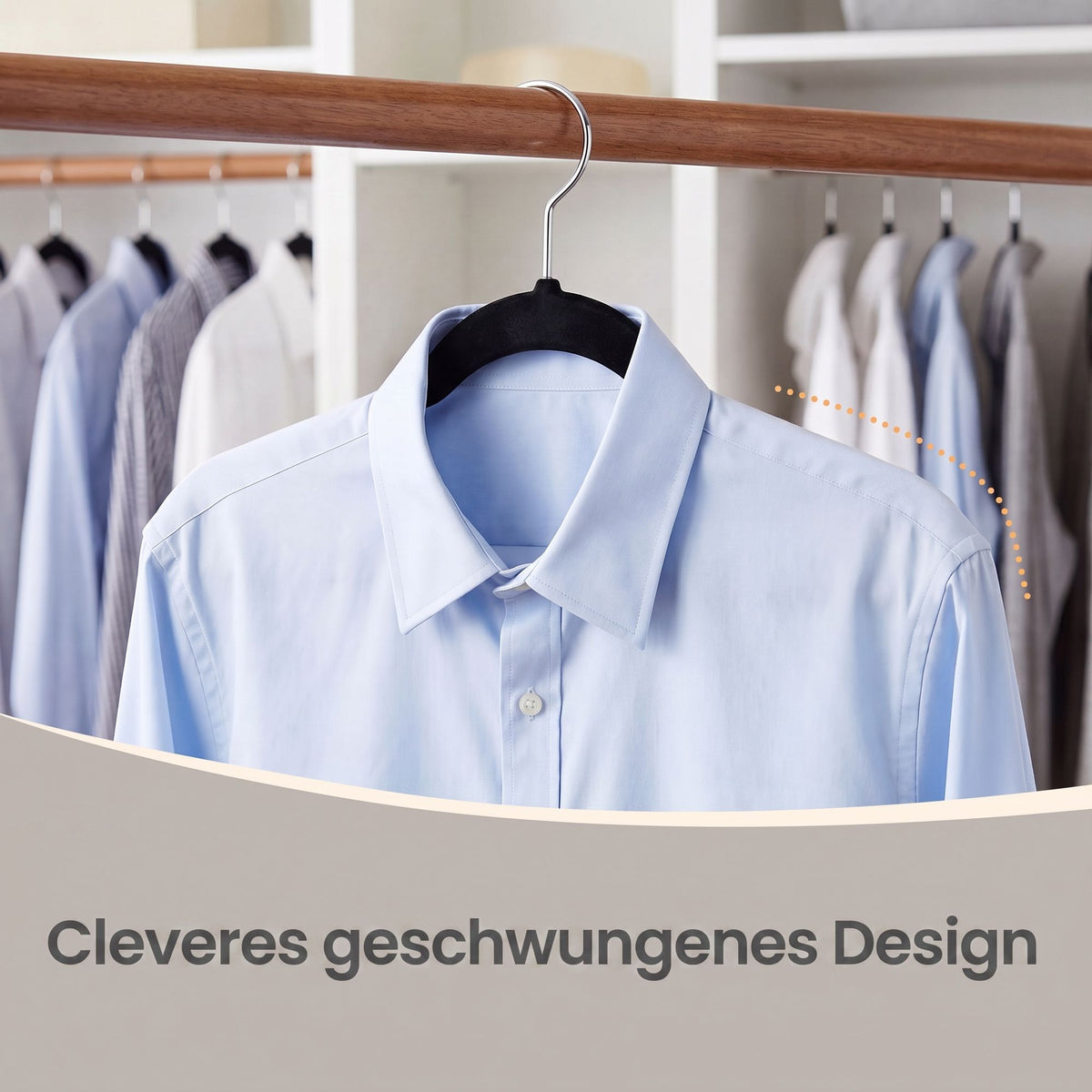 Velvet Hangers 50 Pack, Non-Slip Clothes Hangers, Suit Hangers with Shoulder Notches