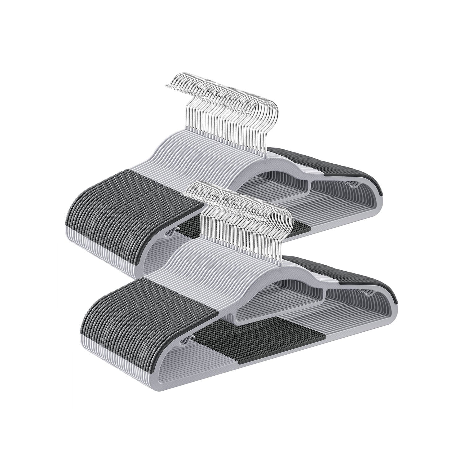 Pack of 60 Heavy-Duty Plastic Hangers