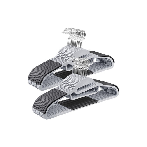 30 Pack Heavy-Duty Plastic Suit Hangers