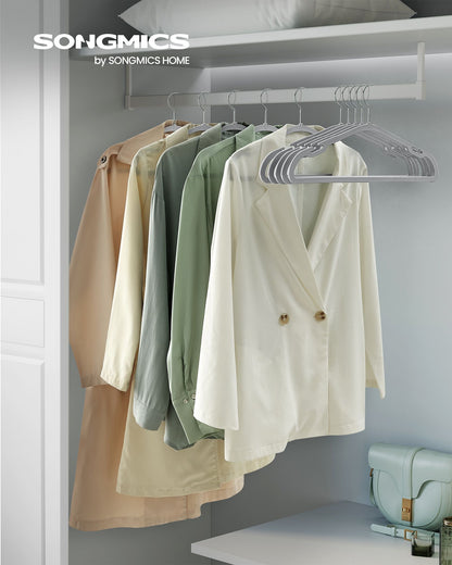Heavy-Duty Plastic Clothes Hangers 50 Pack