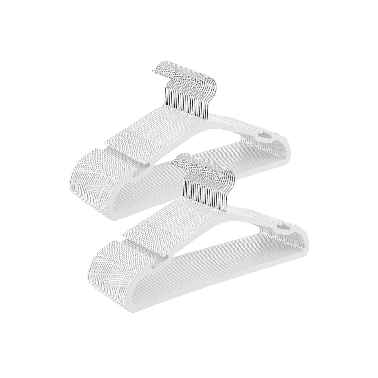 Heavy-Duty Plastic Clothes Hangers 50 Pack
