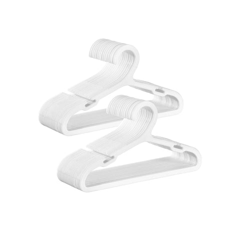 Baby Hangers 60 Pack 11 x 6.1 Inches Non-Slip Cloud White