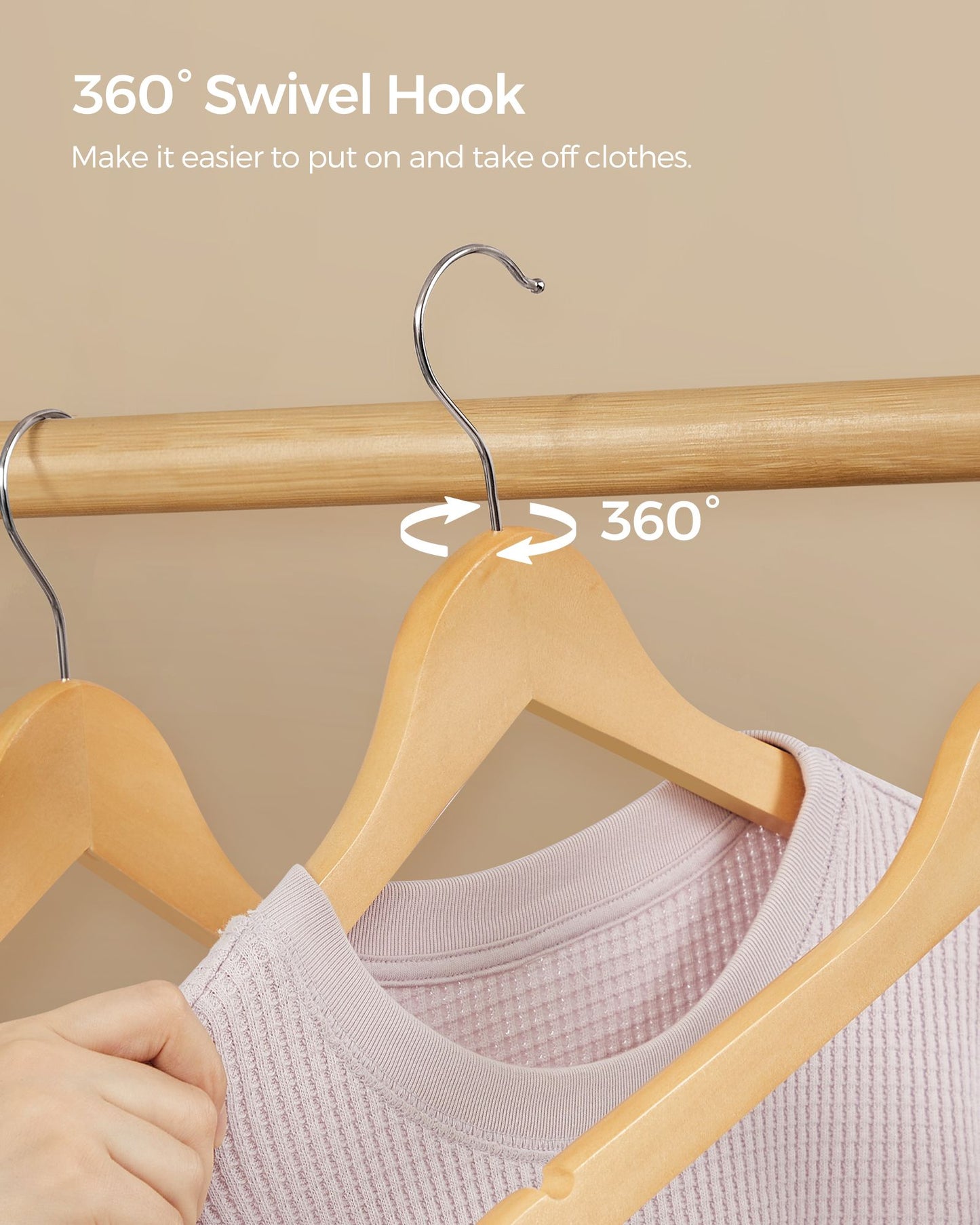 Perchas para Abrigos de Madera
