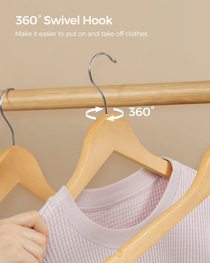Perchas para Abrigos de Madera