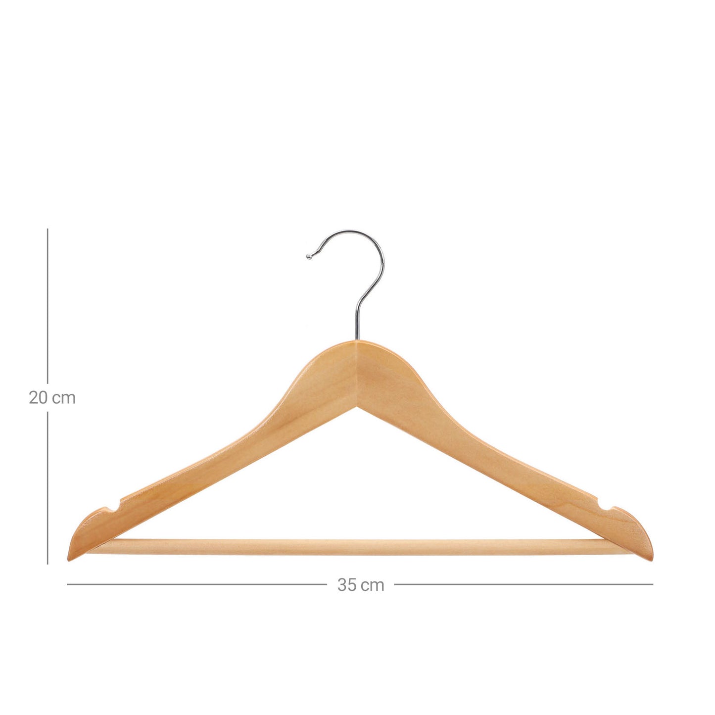Maple Wood Clothers Hangers - image 6