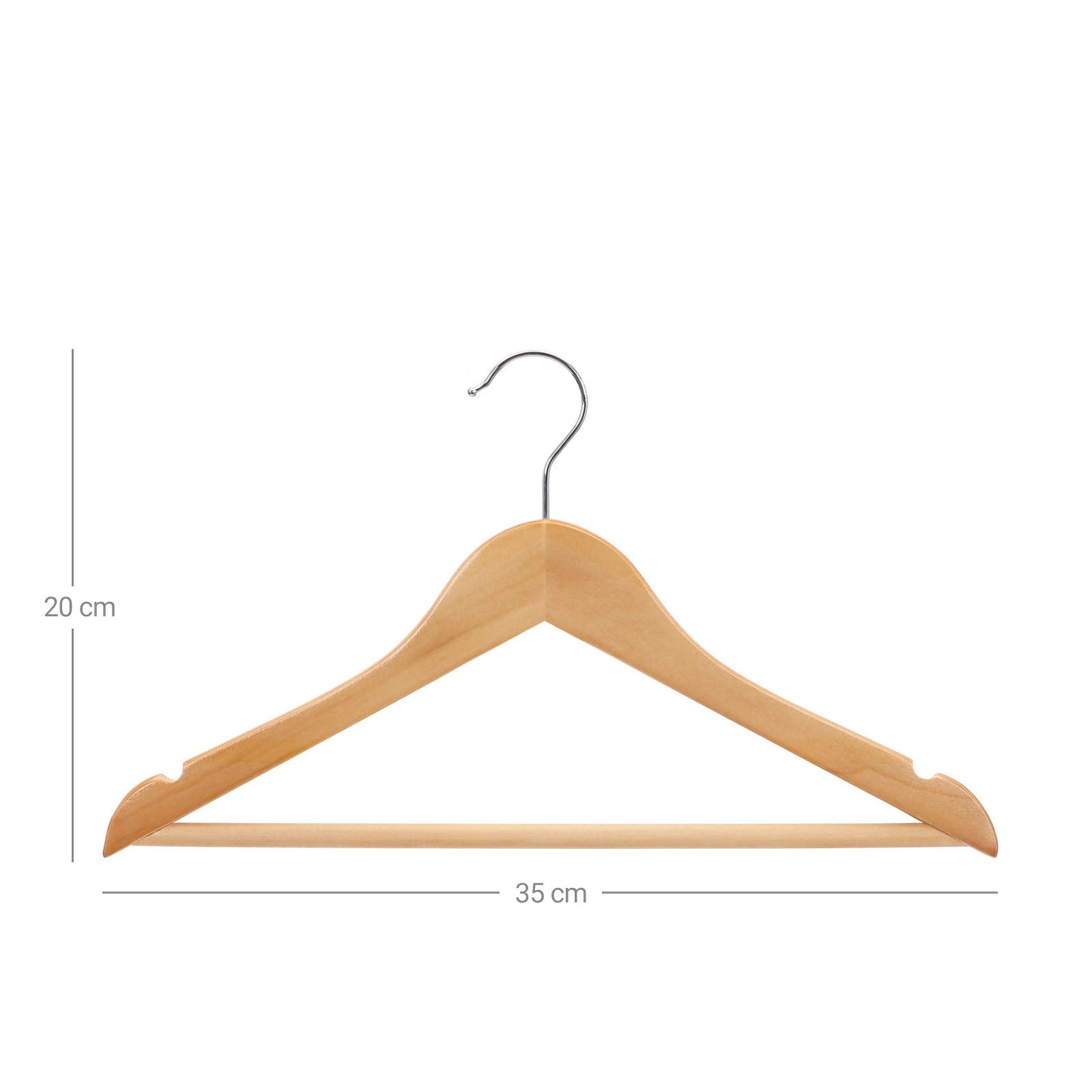 Maple Wood Clothers Hangers - image 6