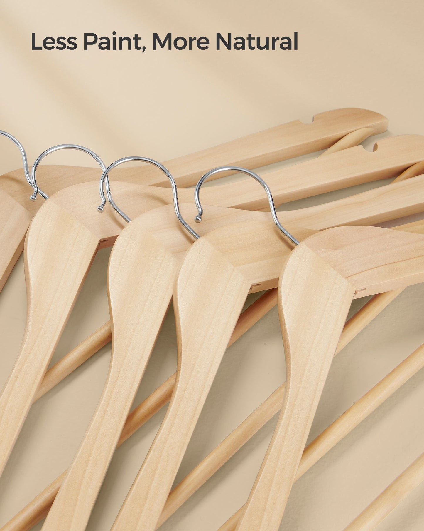 12-Pack Wooden Coat Hangers - HWLEXTRA 