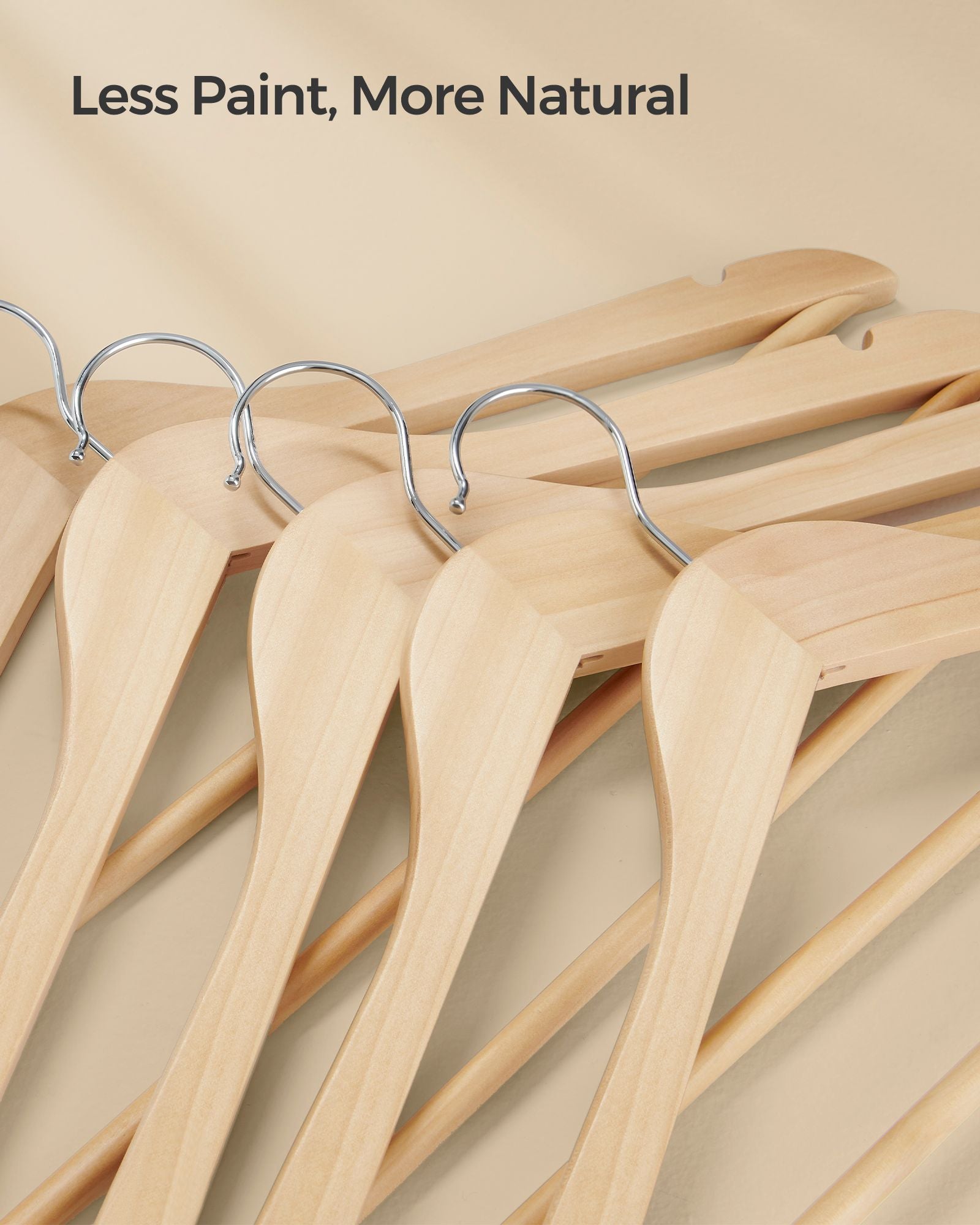 12-Pack Wooden Coat Hangers - HWLEXTRA 