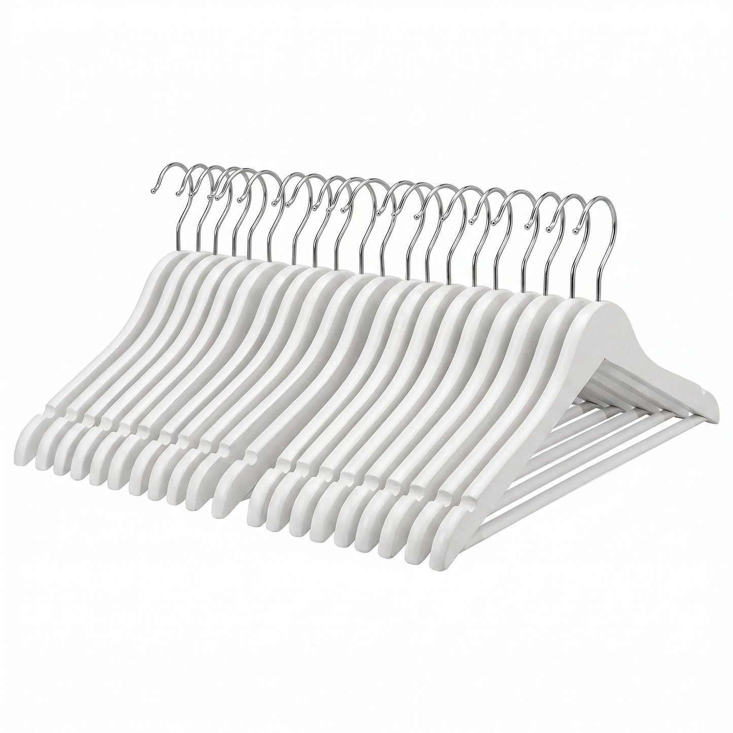 Wooden Hangers, Set of 20, Coat Hangers - image 2