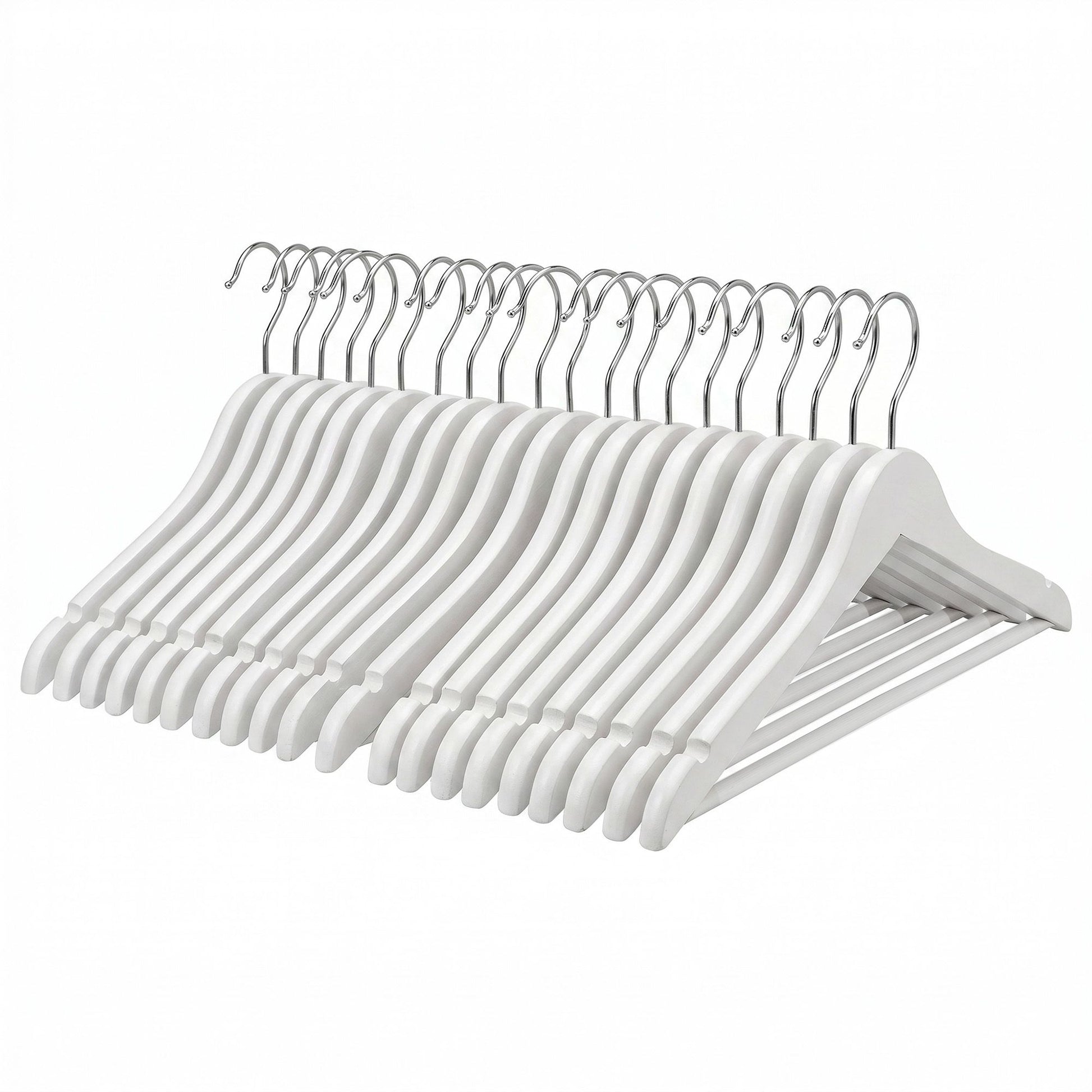 Wooden Hangers, Set of 20, Coat Hangers - image 2