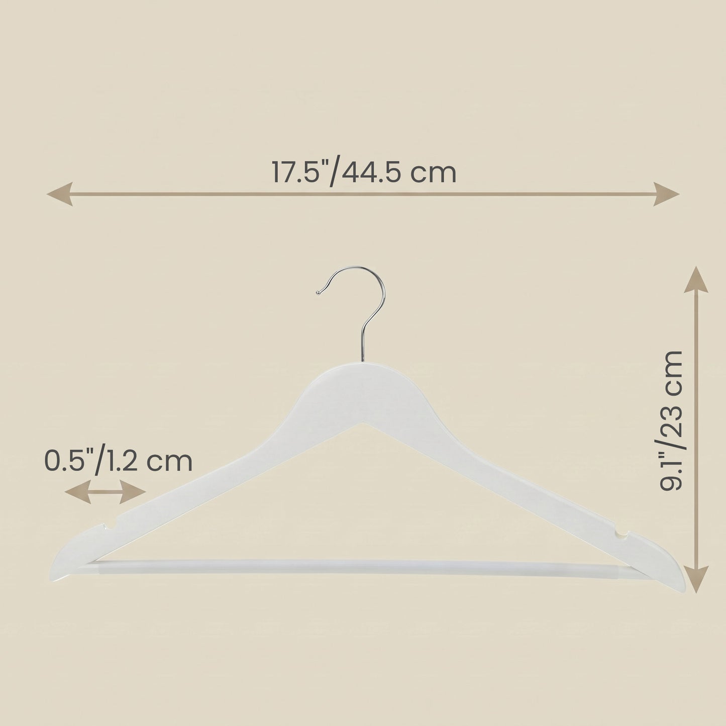 Wooden Hangers, Set of 20, Coat Hangers - image 4