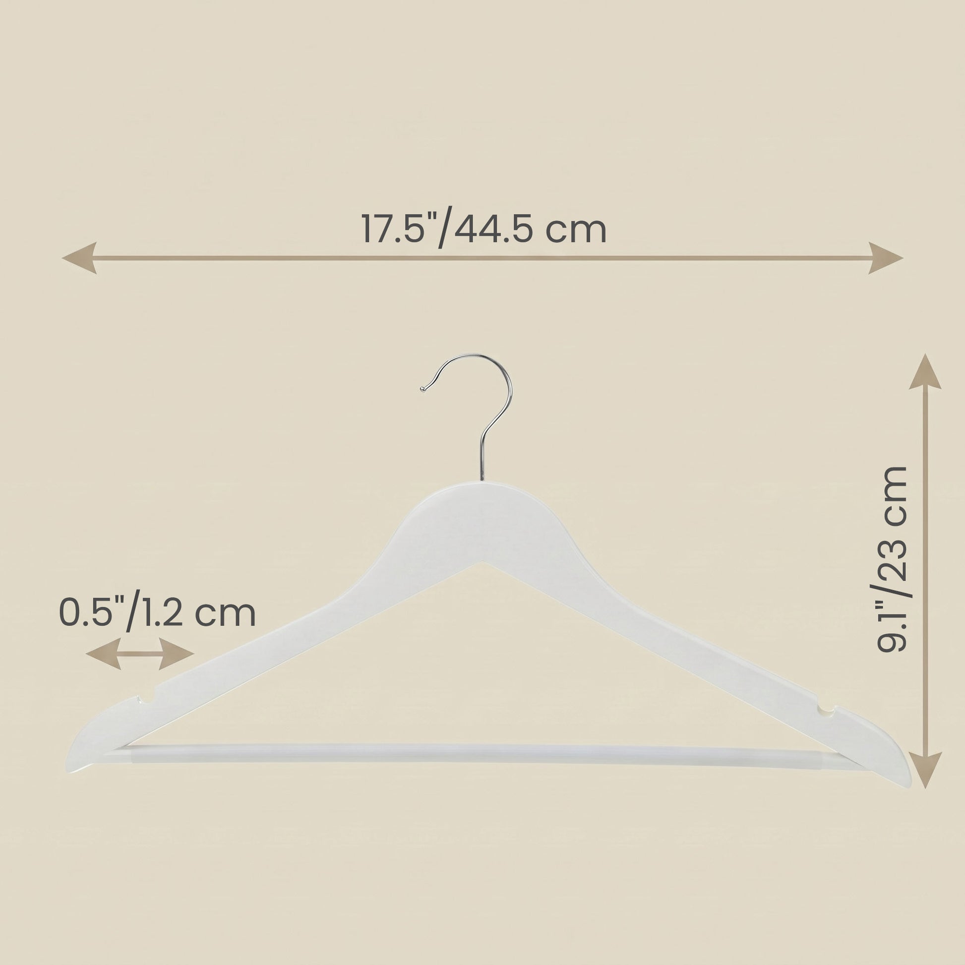 Wooden Hangers, Set of 20, Coat Hangers - image 4