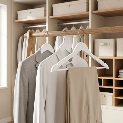 Wooden Hangers, Set of 20, Coat Hangers - image 5